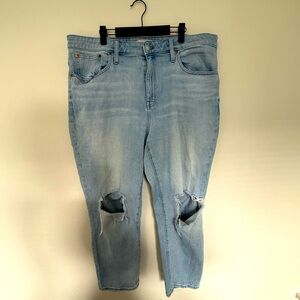 Madewell High-Rise Slim Crop Boyjeans